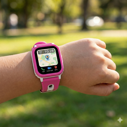 GuardianTouch Q12 Smart Watch con GPS, wifi, y SIM card para niños ⏰👧🏻